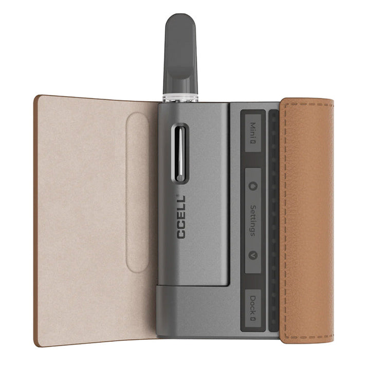 CCELL Fino Battery Cocoa  Moon Gray with cart